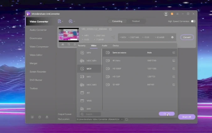 Wondershare Uniconverter 1