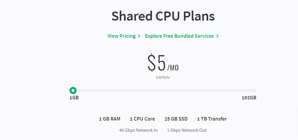 Linode pricing