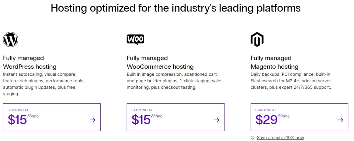Nexcess pricing