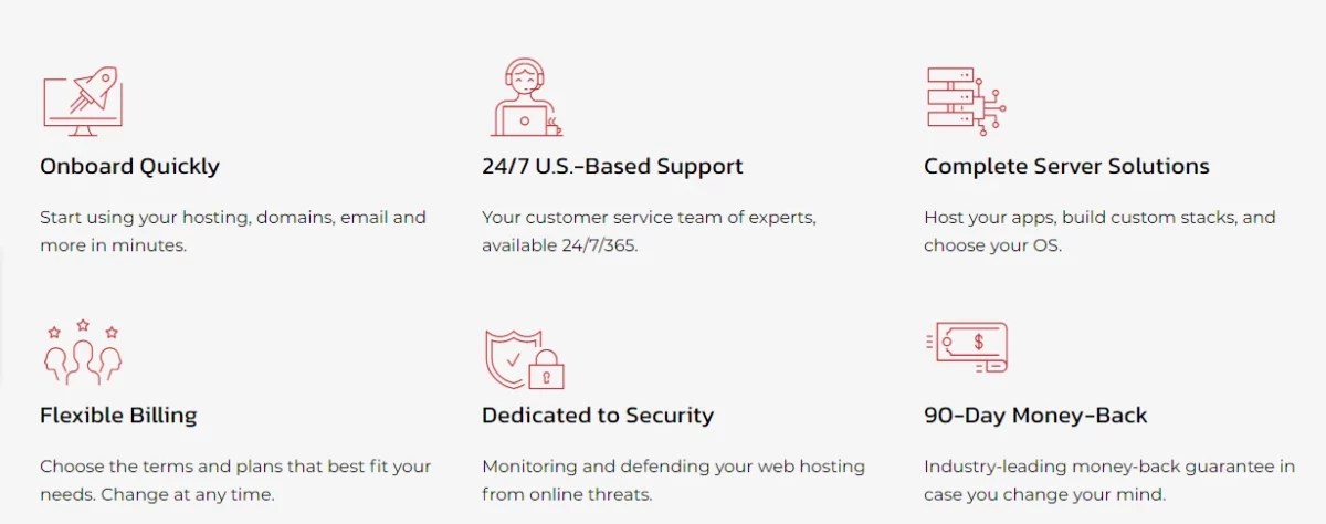 InMotion Hosting feature