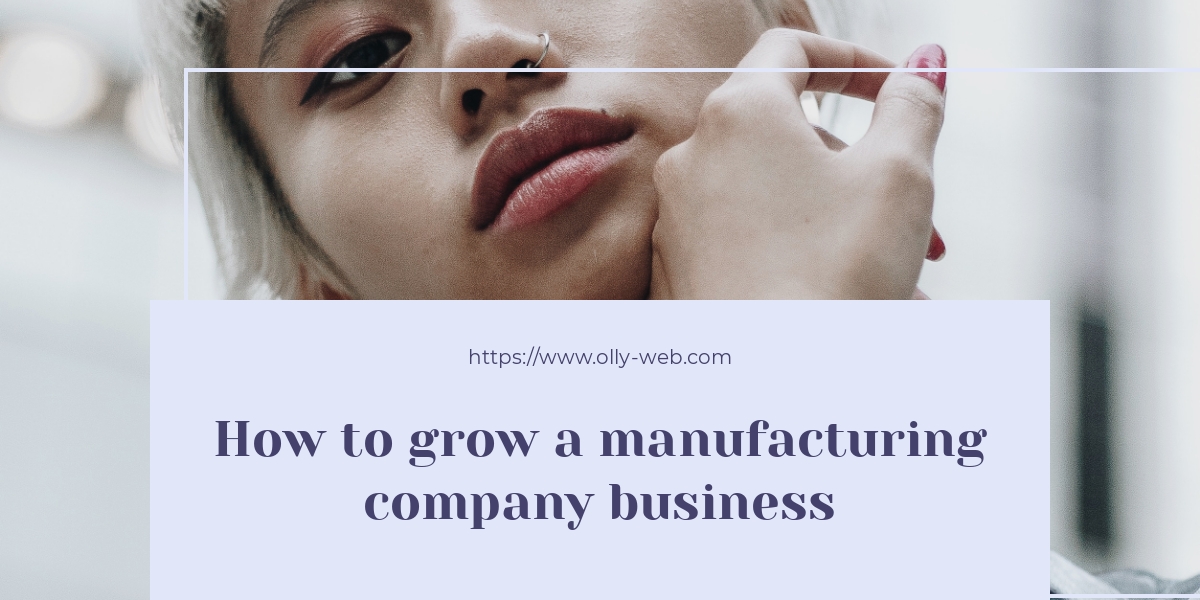 How to grow a manufacturing company business 1 How to grow a manufacturing company business