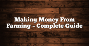 Making Money From Farming – Complete Guide