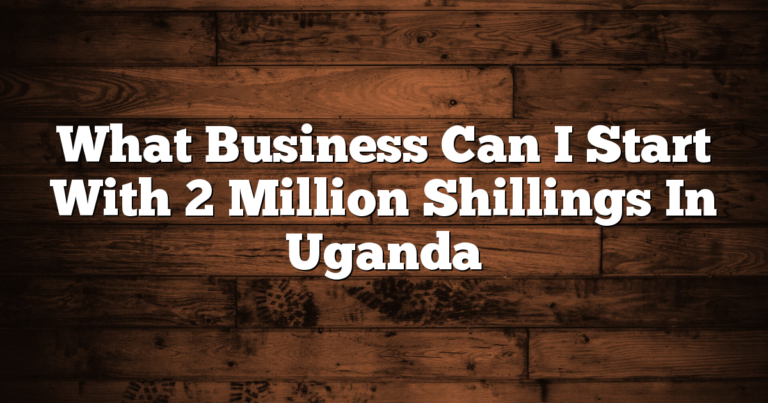 What Business Can I Start With 2 Million Shillings In Uganda 2 What Business Can I Start With 2 Million Shillings In Uganda