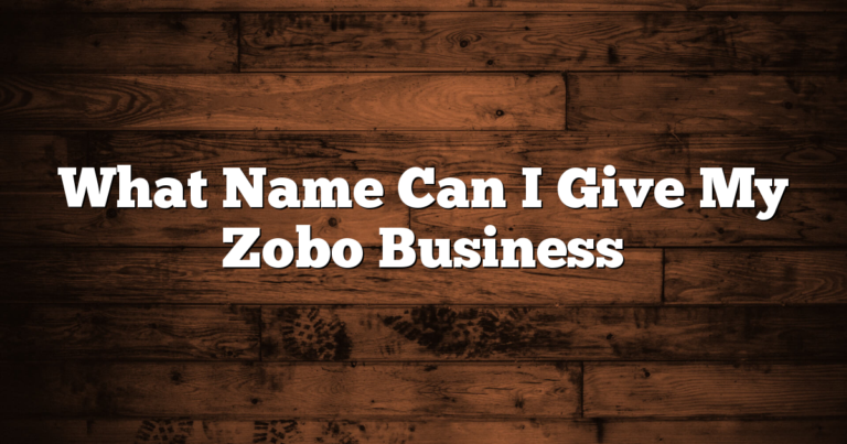 What Name Can I Give My Zobo Business
