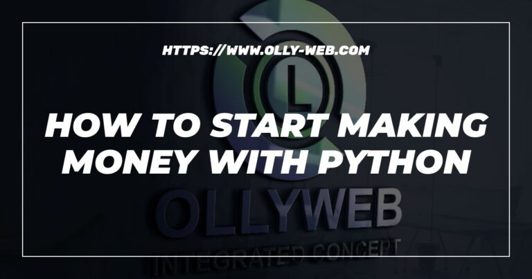 How To Start Making Money With Python