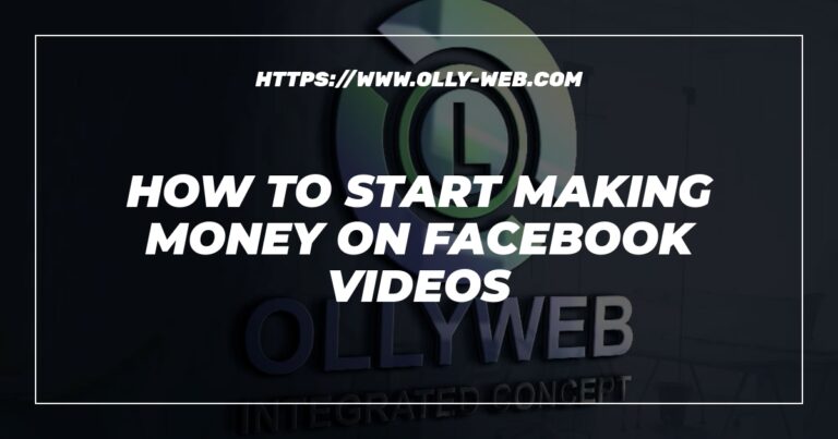 How To Start Making Money On Facebook Videos 4 How To Start Making Money On Facebook Videos