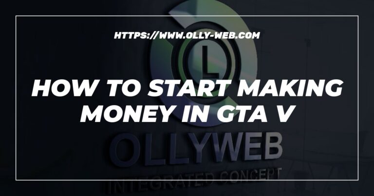 How To Start Making Money In Gta V