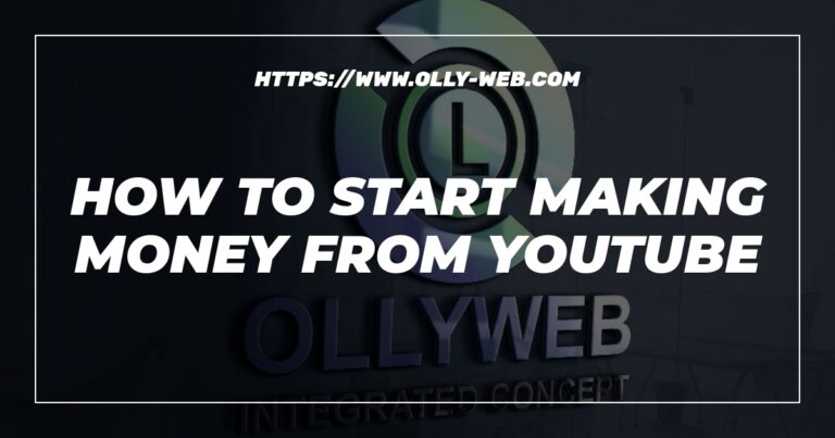 How To Start Making Money From Youtube 3 How To Start Making Money From Youtube