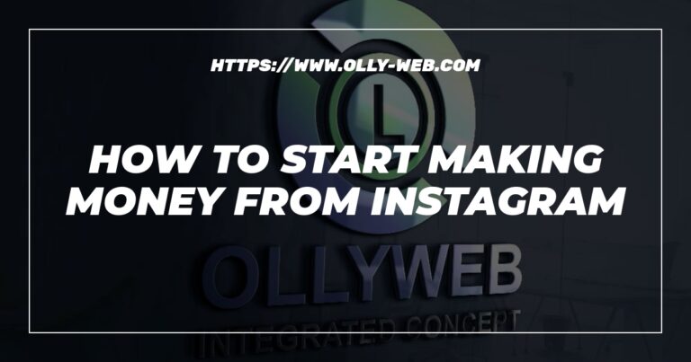 How To Start Making Money From Instagram