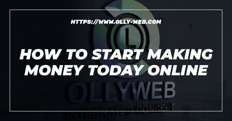 How To Start Making Money Today Online 4 How To Start Making Money Today Online