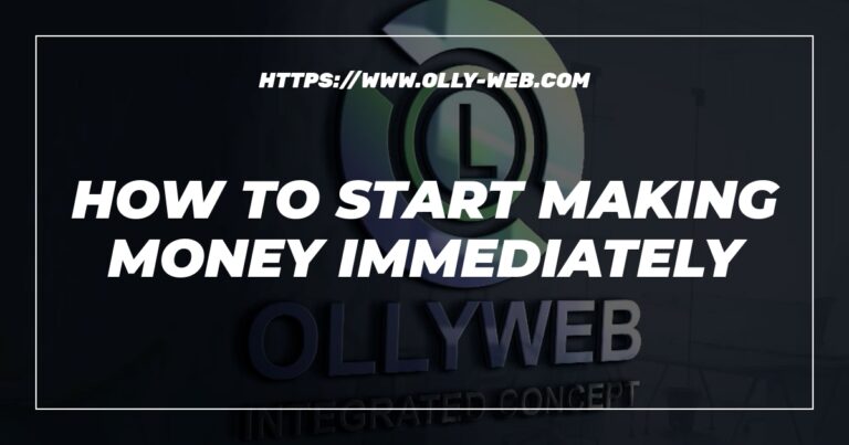 How To Start Making Money Immediately 3 How To Start Making Money Immediately