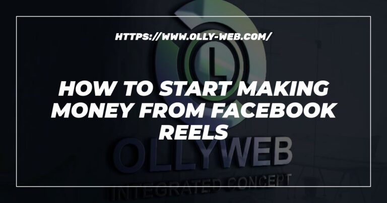 How To Start Making Money From Facebook Reels