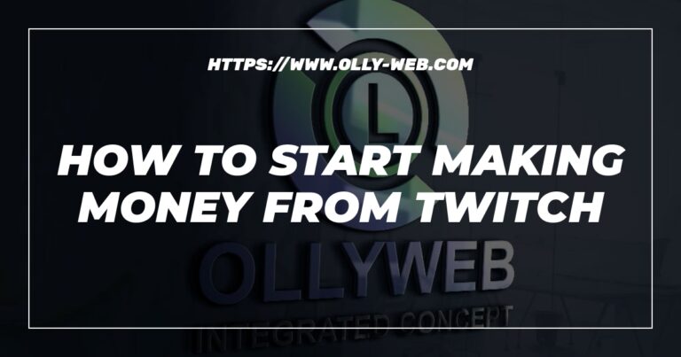 How To Start Making Money From Twitch