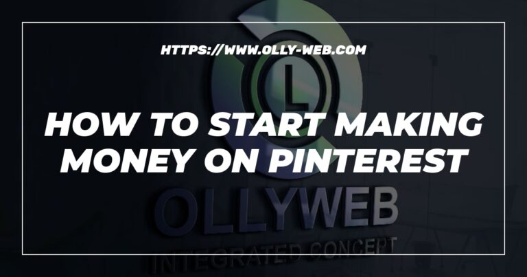 How To Start Making Money On Pinterest